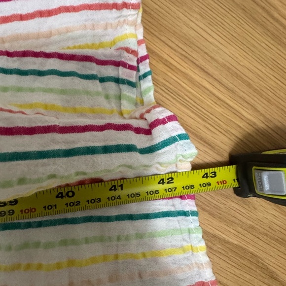 LOFT Striped Button Tie Waist Midi Dress – Size 6P (Petite) - Picture 9 of 11